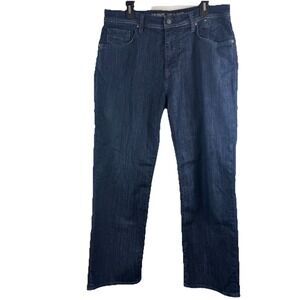 MAVI Mens - MAX Mid-rise - WIDE LEG blue dark rinse denim jeans - 34 x 30